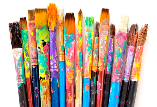 paint brushes 